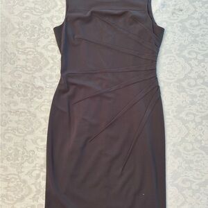 Calvin Klein Elegant Black Midi Dress